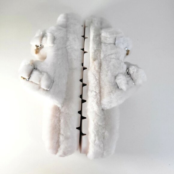 COPY - JSLIDES Shearling Slippers Natural Women Size 8 - Picture 4 of 15
